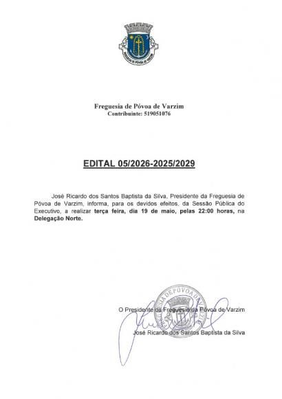 Sess&atilde;o P&uacute;blica do Executivo